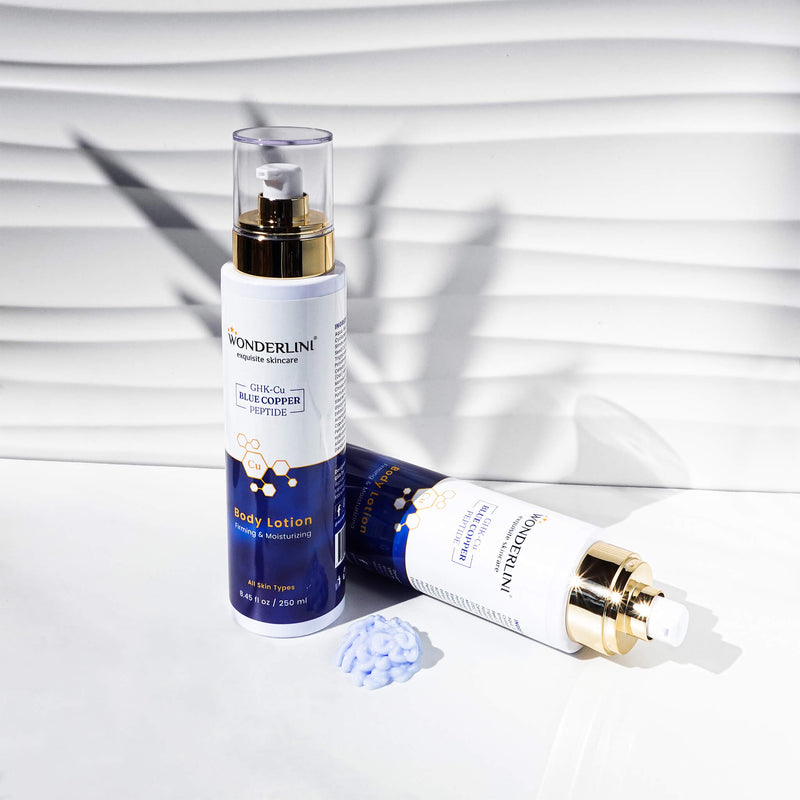 GHK-Cu Blue Copper Peptide Body Lotion Wonderlini - exquisite skincare GHK-Cu Blue Copper Peptide Body Lotion Wonderlini - exquisite skincare