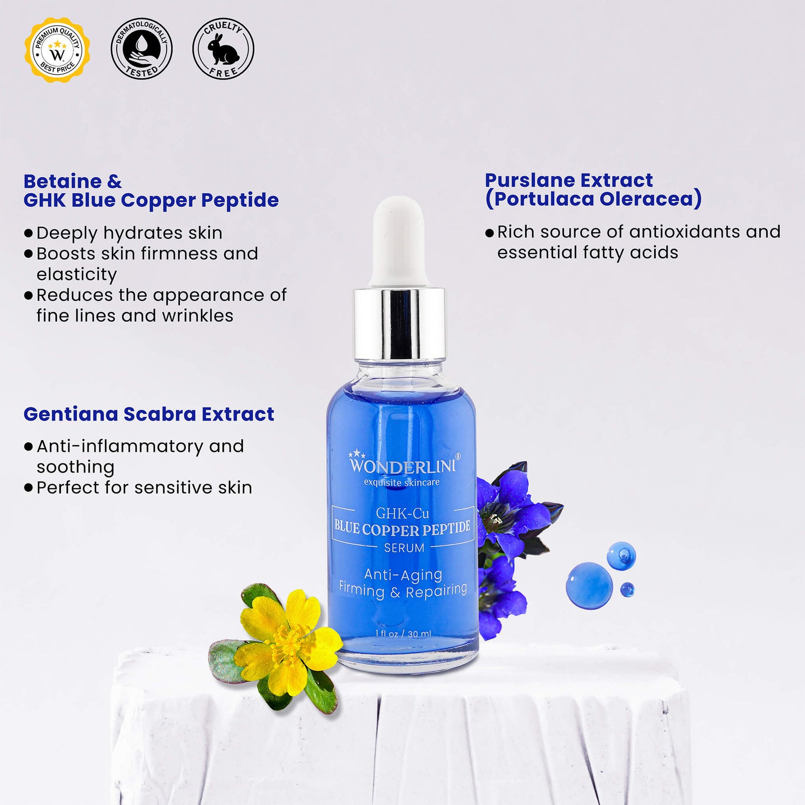 GHK-Cu Blue Copper Peptide Serum GHK-Cu Blue Copper Peptide Serum
