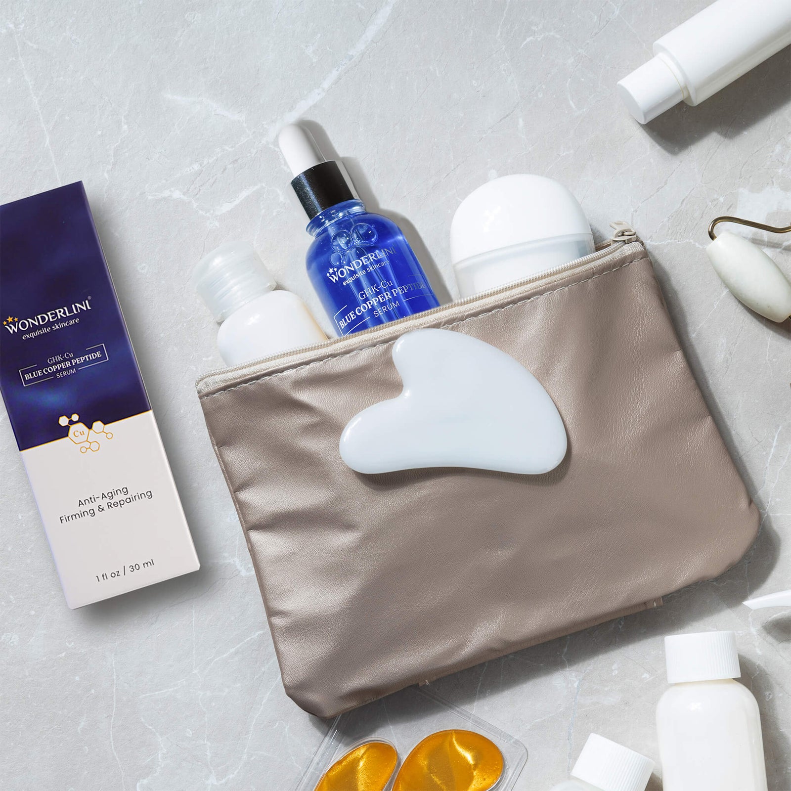 GHK-Cu Blue Copper Peptide + Betaine Serum Wonderlini - exquisite skincare GHK-Cu Blue Copper Peptide + Betaine Serum Wonderlini - exquisite skincare